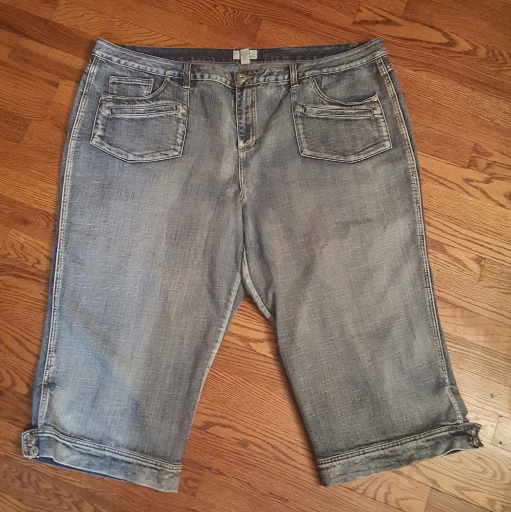 Venezia Denim Capri Pants Sz/28